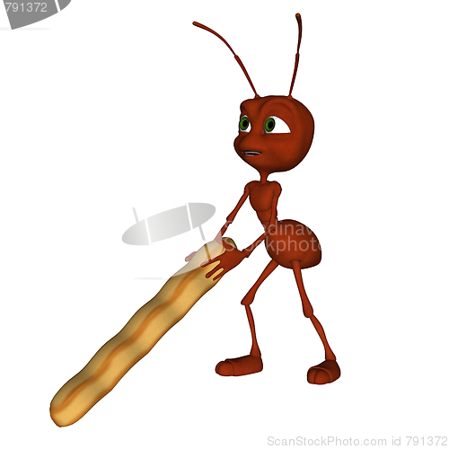 Image of 3D rendered ant