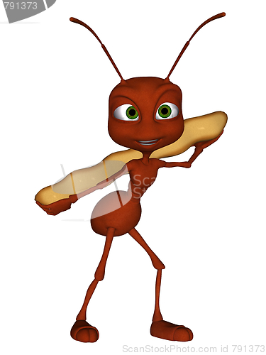 Image of 3D rendered ant