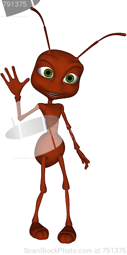 Image of 3D rendered ant