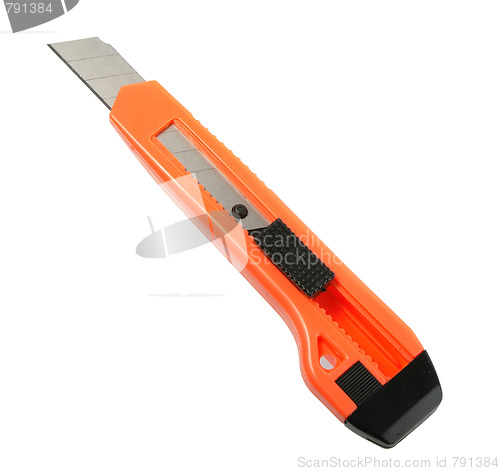 Image of Orange paper knife.