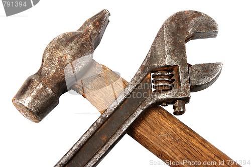 Image of Hammer and spanner.