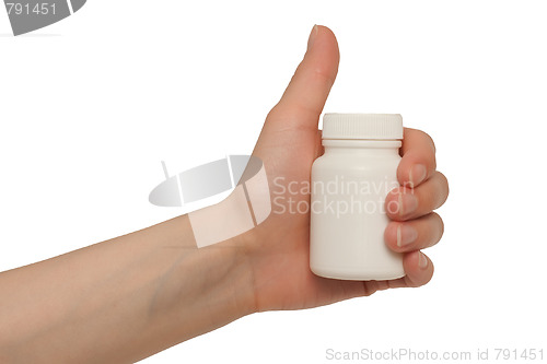 Image of Vial in hand