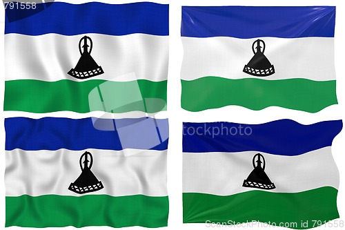 Image of Flag of Lesotho
