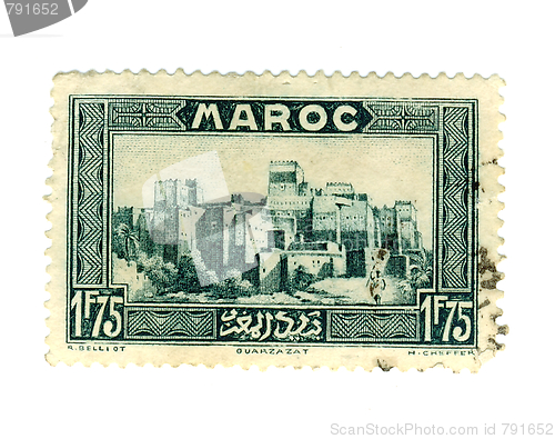 Image of morocan stamp