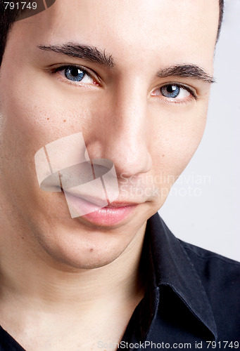 Image of Young man smilling