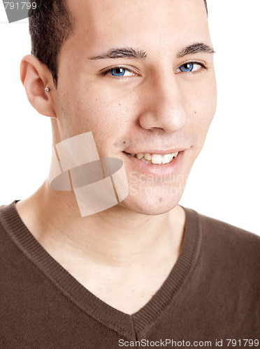 Image of Young man smilling