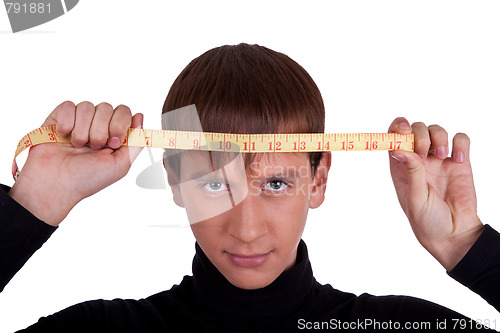 Image of young man in black