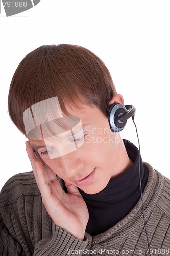 Image of young man with headphones