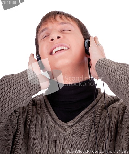 Image of young man with headphones