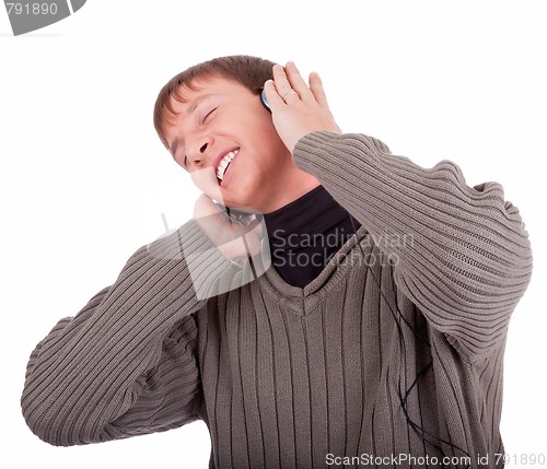 Image of young man with headphones