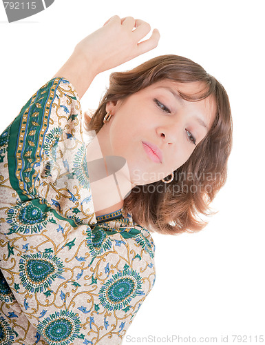 Image of young girl in eastern dress