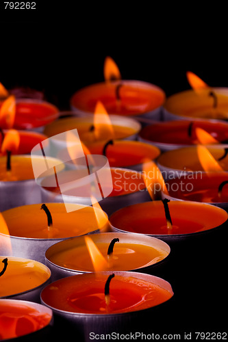 Image of flaming candles