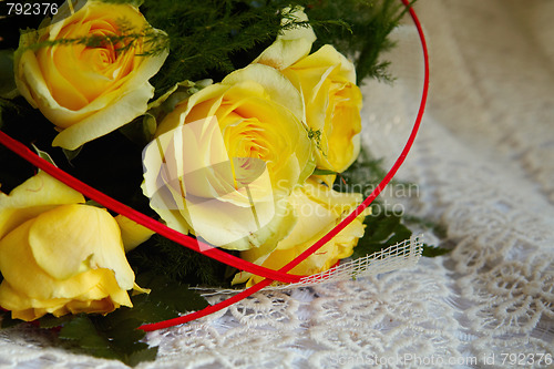 Image of Yellow roses