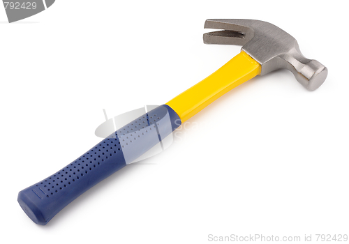Image of Single blue and yellow hammer