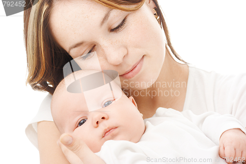 Image of Mother holds her child