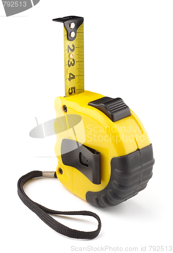 Image of Single yellow and black tape measure