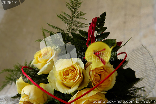 Image of Yellow roses