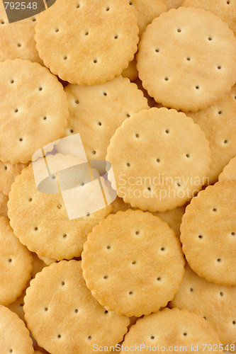 Image of Yellow crackers background