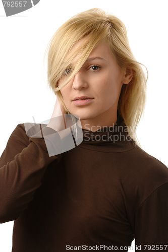 Image of Portrait of a beautiful blonde