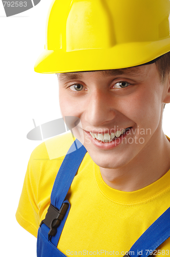 Image of Happy young worker