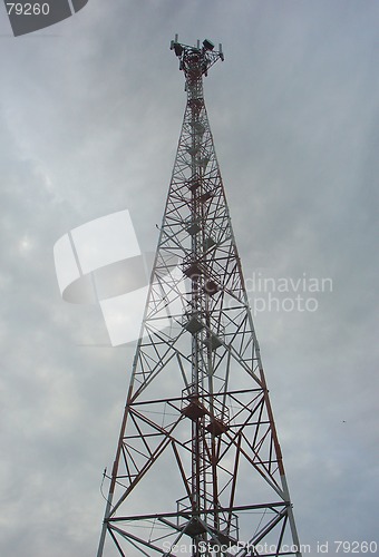 Image of mobile transmission antenna