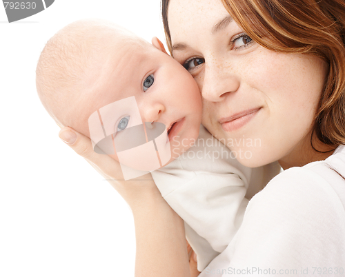 Image of Mother holds her child