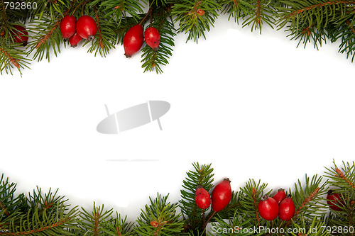 Image of Red-green christmas arragement