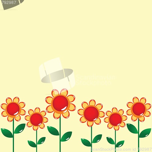Image of floral card design