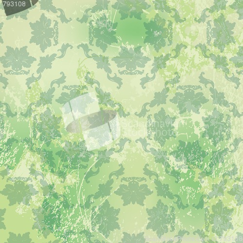 Image of Green grunge background