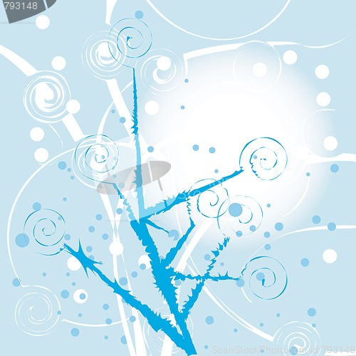 Image of Ice frost background
