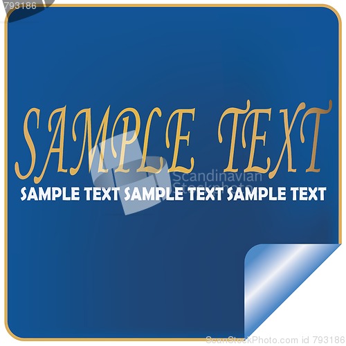 Image of Sample text label