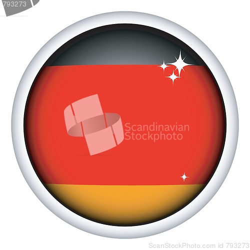 Image of German flag button