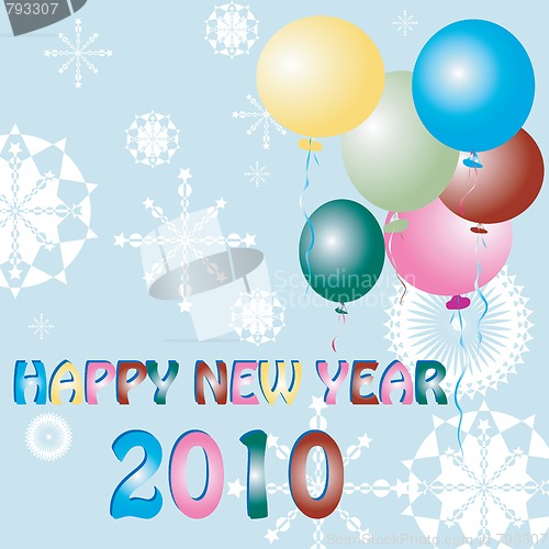 Image of  New Year celebration card 