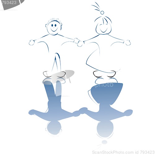 Image of Girl and boy