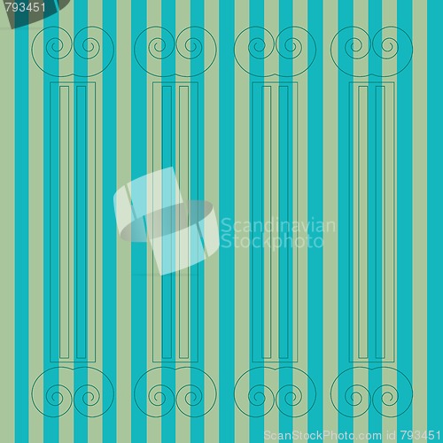 Image of Stripes and columns