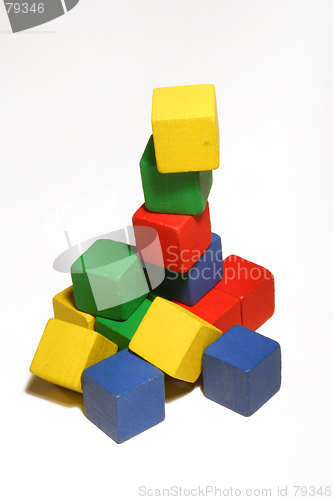 Image of wooden block tower