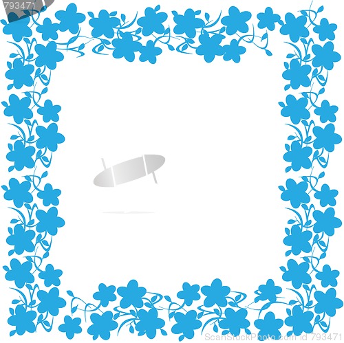 Image of floral frame