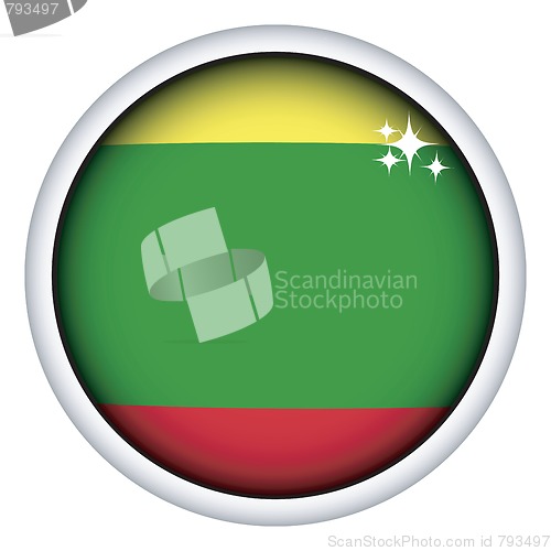 Image of Lithuanian flag button