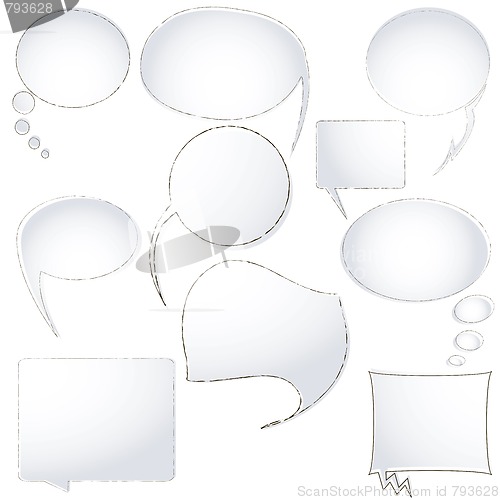 Image of Speech Announcement Bubbles