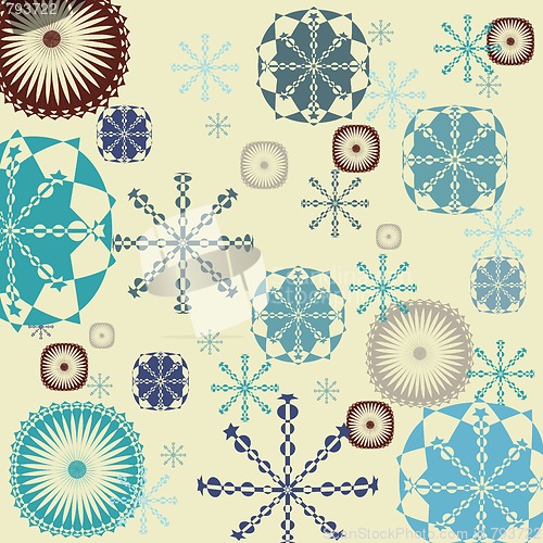 Image of Snowflakes background 