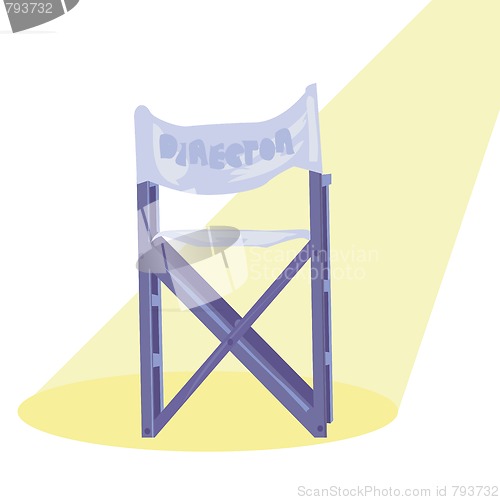 Image of Movie director chair