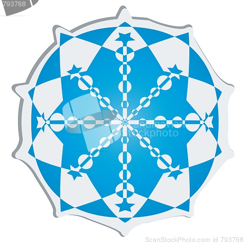 Image of Snow flake sticker