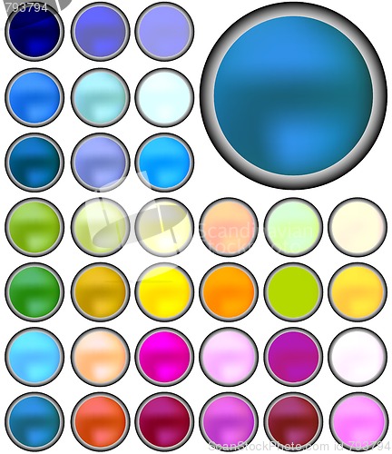 Image of Web buttons
