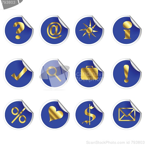 Image of  Round stickers 