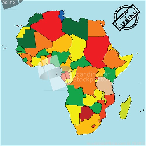 Image of Map of africa