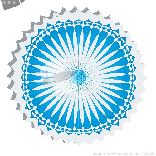 Image of Snow flake sticker 2