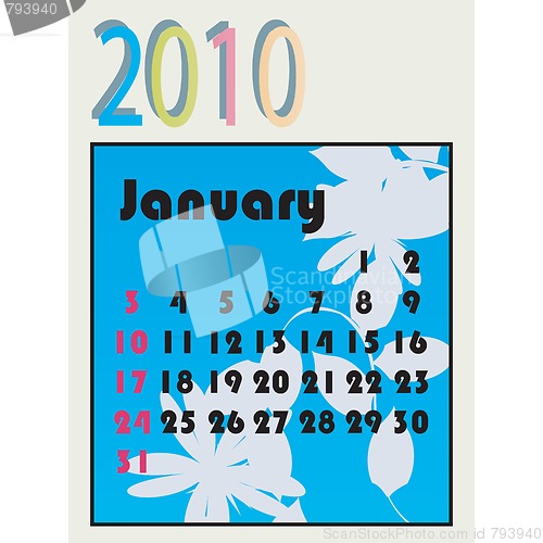 Image of 2010 calendar