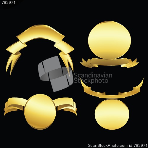 Image of Gold emblems 