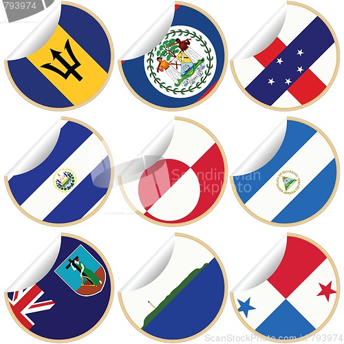 Image of Collection of stickers/labels