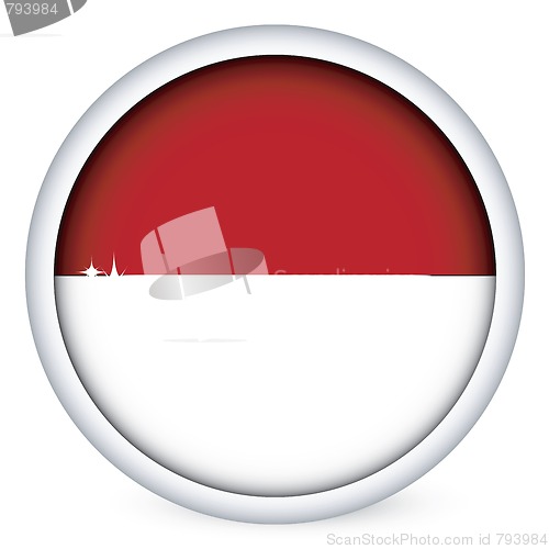 Image of Monaco flag button